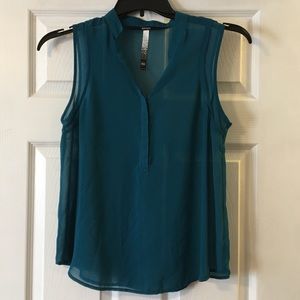 Kensie Tops - Sheer sleeveless blouse Kensie Tops - Sheer sleeveless blouse